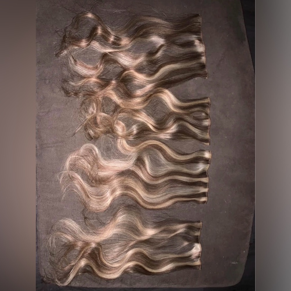 Luxurious Blonde/Brown Hair Extensions